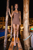 Nighttime Venice Without Panties photo 2